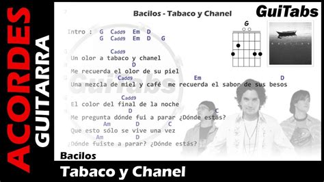 tabaco y chanel karaoke|tabaco y chanel chords.